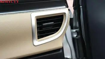 

BJMYCYY Car styling Air vent decoration frame of automobile air conditioner For Toyota Corolla 2016 2017