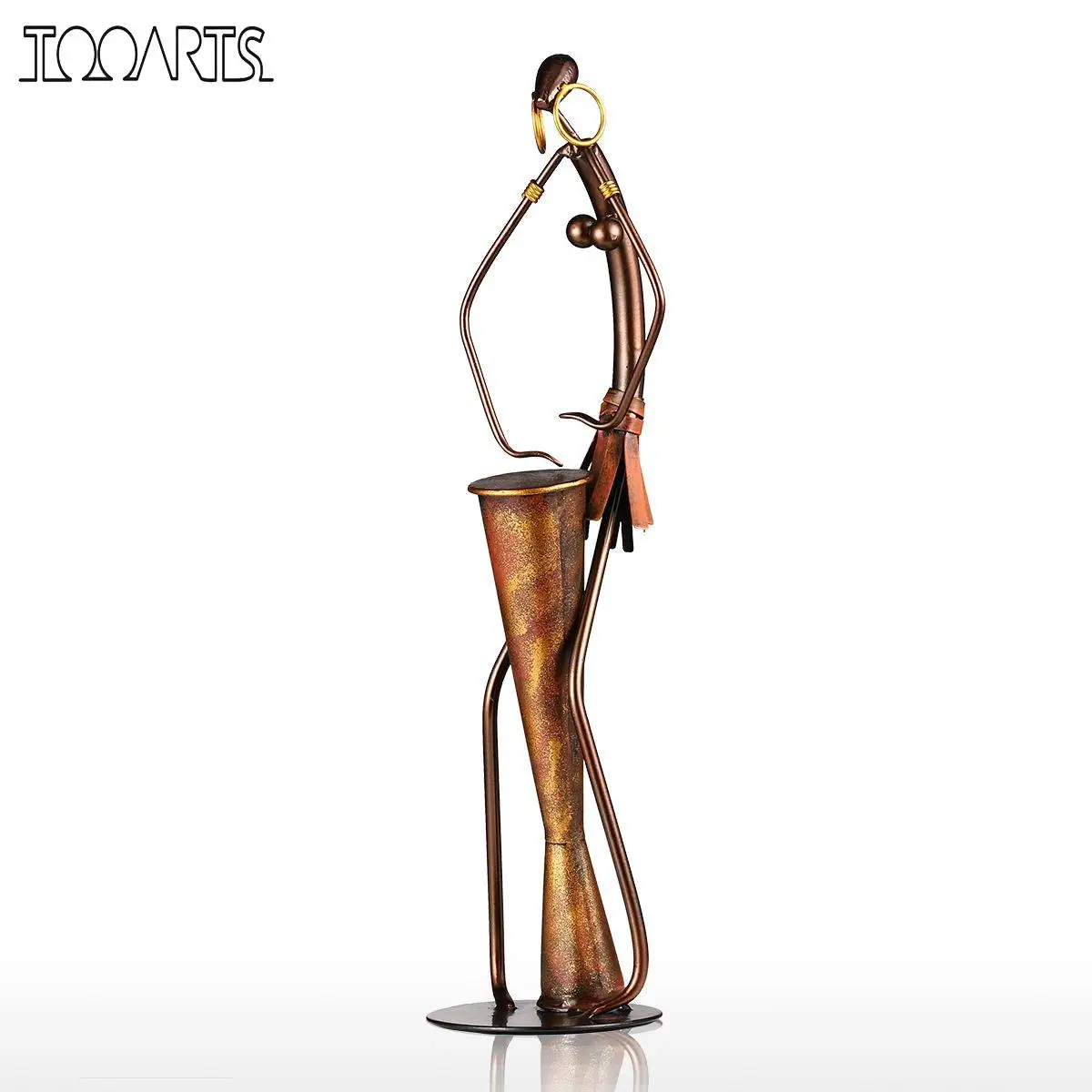 

Tooarts 4 Kinds Tribe Style Iron Sculpture Home Decoration Crafts Metal Animal Sculpture Artwork For Home Office