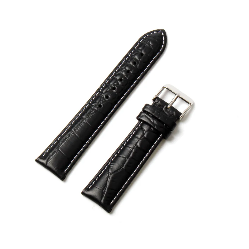 

Alligator Grain Genuine Leather Watch Band Waterproof 20mm/22mm