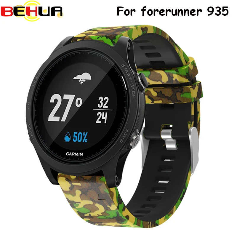 Ремешок для наручных часов Garmin Fenix 5 GPS 22 мм спортивный силиконовый быстросъемный