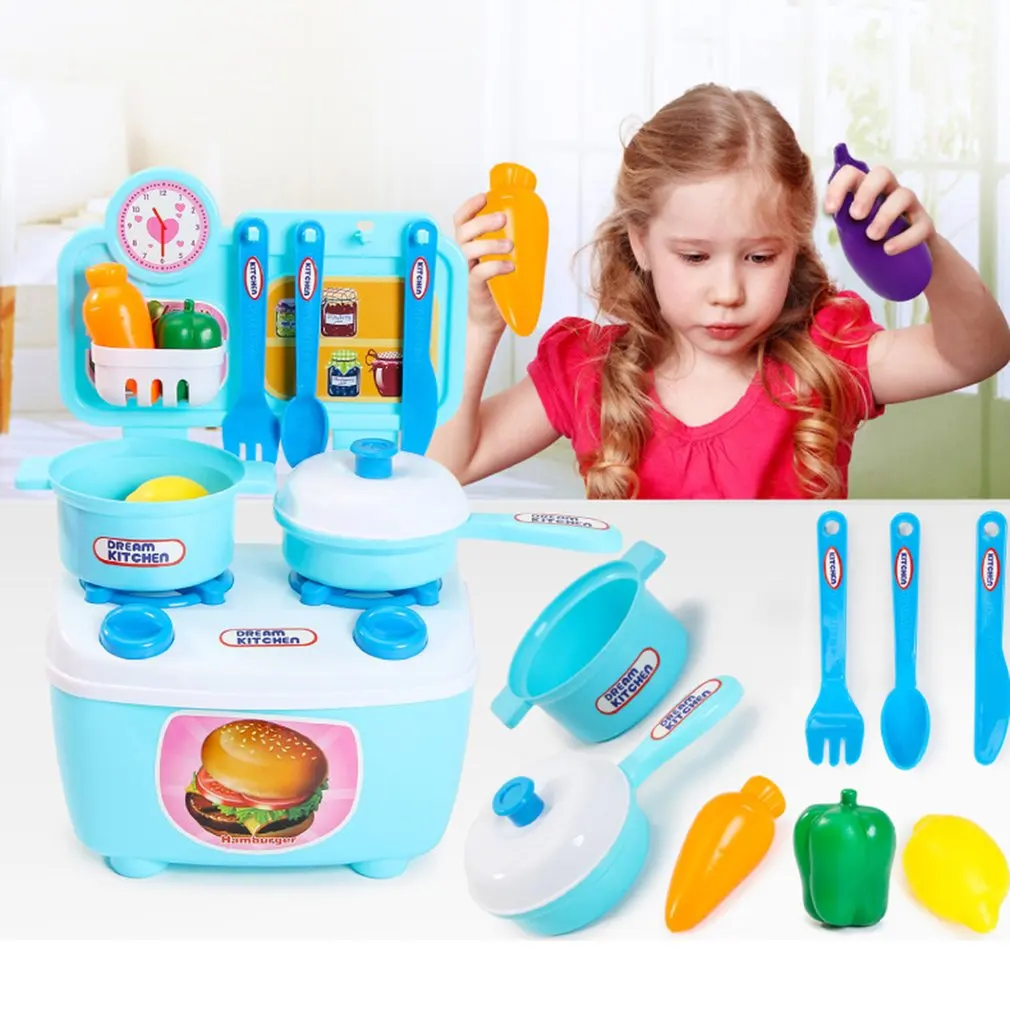 Children's Simulation Kitchen Utensils Kitchen Food Toys Set Kids