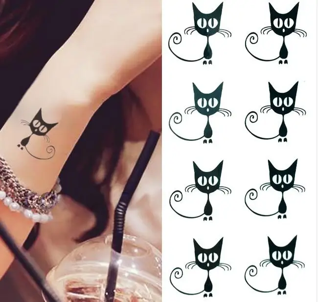 Petite Figure Autocollants De Tatouage Belle Chat Dos Impermeable Femmes Personnalite Persistante Creative Main Dos Cou Tatouage Stickers23 Aliexpress Petite Figure Autocollants De Tatouage Belle Chat Dos Impermeable Femmes Personnalite Persistante Creative Main Dos Cou Tatouage Stickers23 Aliexpress