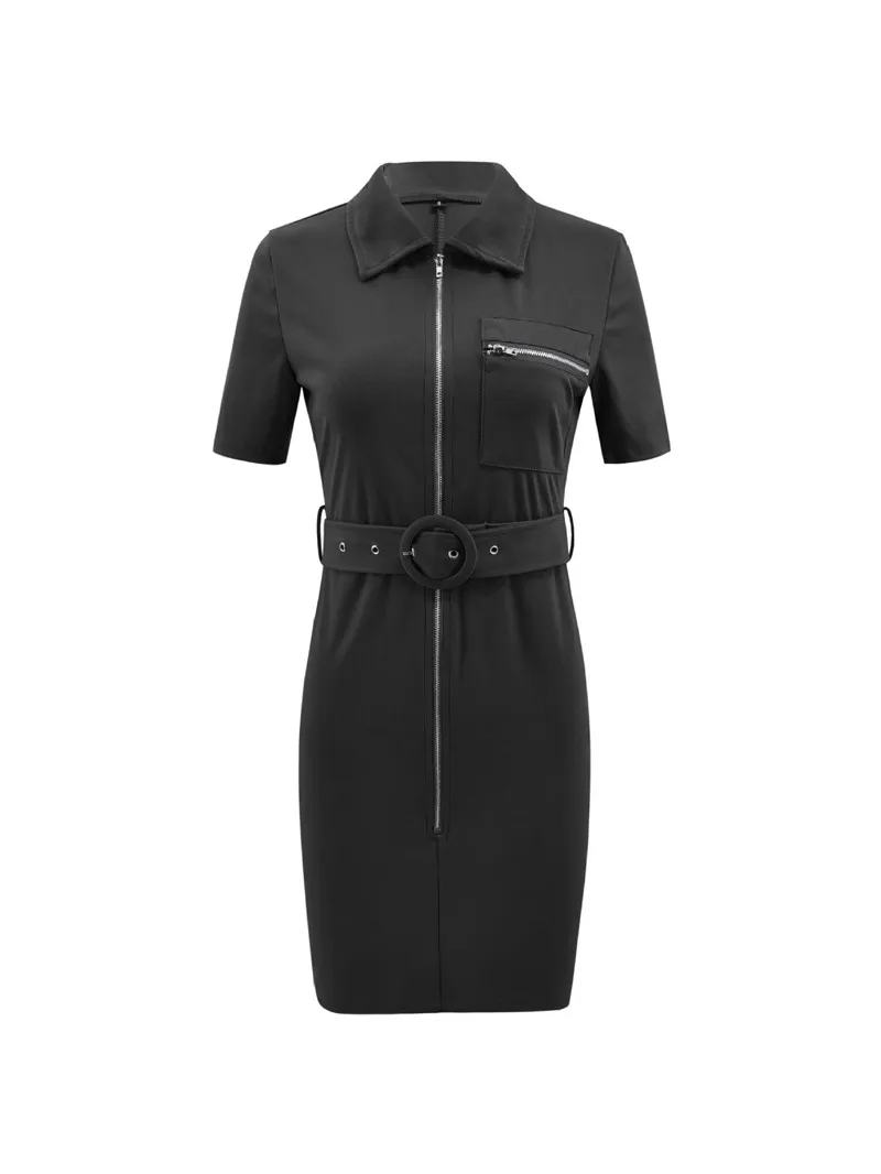 short sleeve shirt dress35