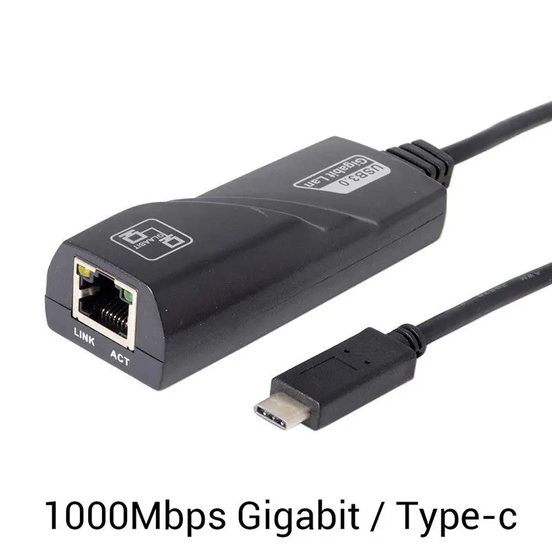 Basix USB-C для RJ45 Ethernet Порты и разъёмы ЛВС USB C1000Mbps сетевой ...