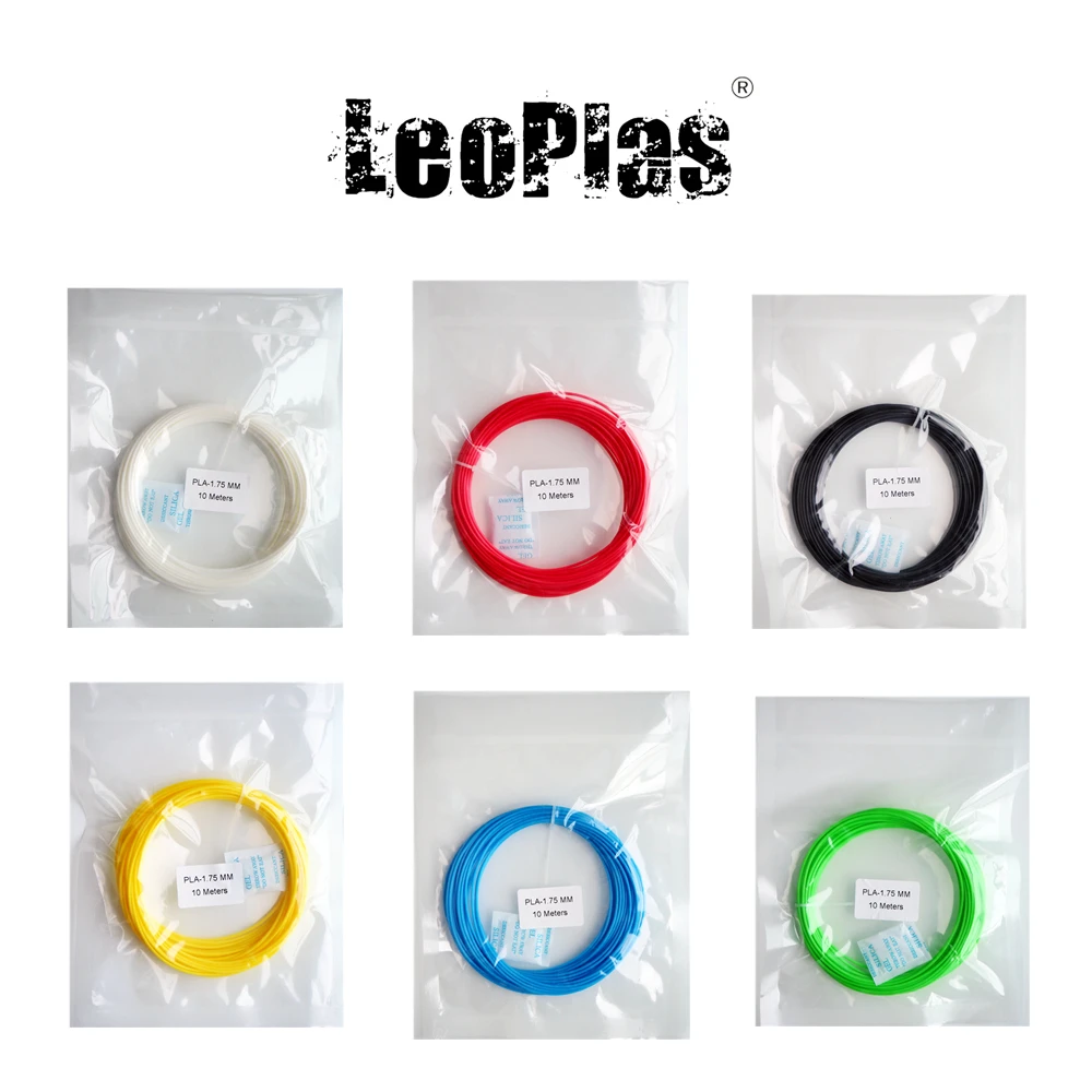 

Free Shipping 1.75mm 10 meters 30g PLA Filament Sample For FDM 3D Printer Consumables Pen Material Printing Supplies