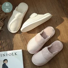 POSEE Plush House Slippers Indoor Bedroom slippers Women Winter Home Slippers Soft sole Warm Lovers Couples Home Shoes 0479 flax funny adult slippers women house shoes indoor pantufas cute bedroom slippers home lovers chaussons zapatillas casa mujer