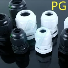 10 шт. PG19 Черно-Белая нейлоновая оболочка надежно защищает желез разъем