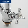 LEDEME Смеситель для кухни с гайкой латунь Цвет: хром L4311-2 ► Фото 3/6