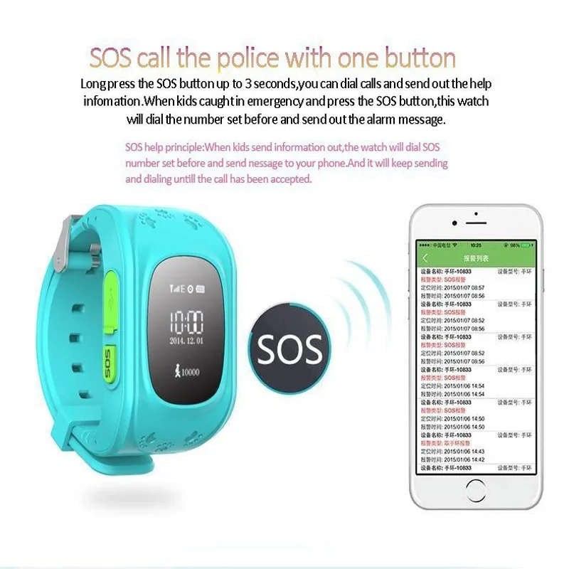 Смартфон часы детей детские наручные часы G36 Q50 GSM GPRS gps трекер анти-потерянный Smartwatch часы детские для контроля для IOS Android