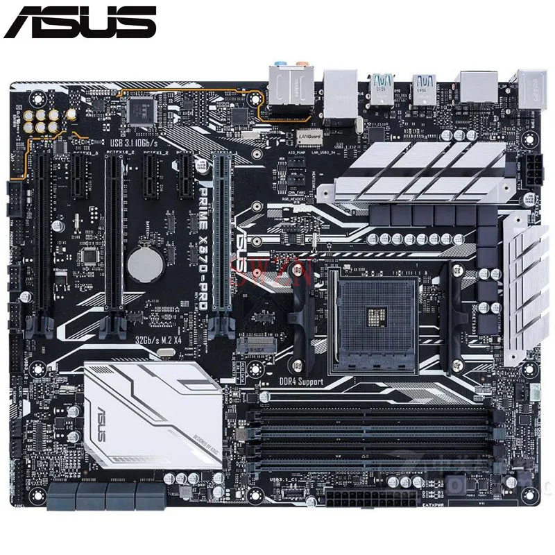 

original New Desktop motherboard For ASUS PRIME X370-PRO X370 LGA 1151 4*DDR4 support 64G 8*SATA III 2*M.2 ATX