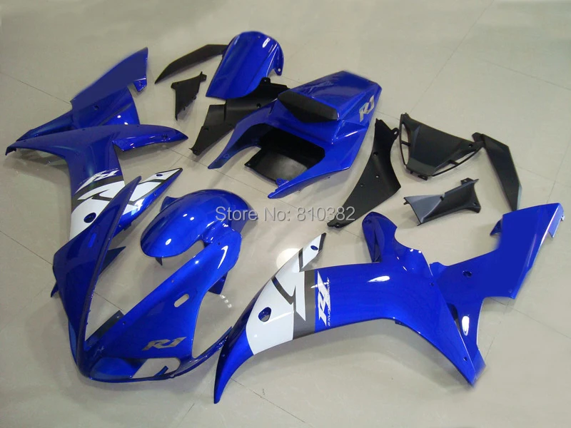 

Custom Motorcycle Fairing kit for YZFR1 02 03 YZF R1 2002 2003 yzfr1 YZF1000 Classical blue ABS Fairings set+7gifts YM34