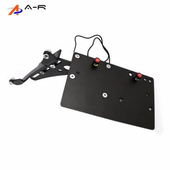 

Rear TailLight Side Mounting License Plate Bracket holder For Harley Sportster XL883 XL1200 883 Iron 1200 72 Forty Eight 48