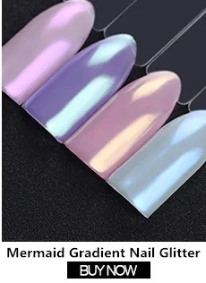 Mermaid Gradient Nail Glitter Set 