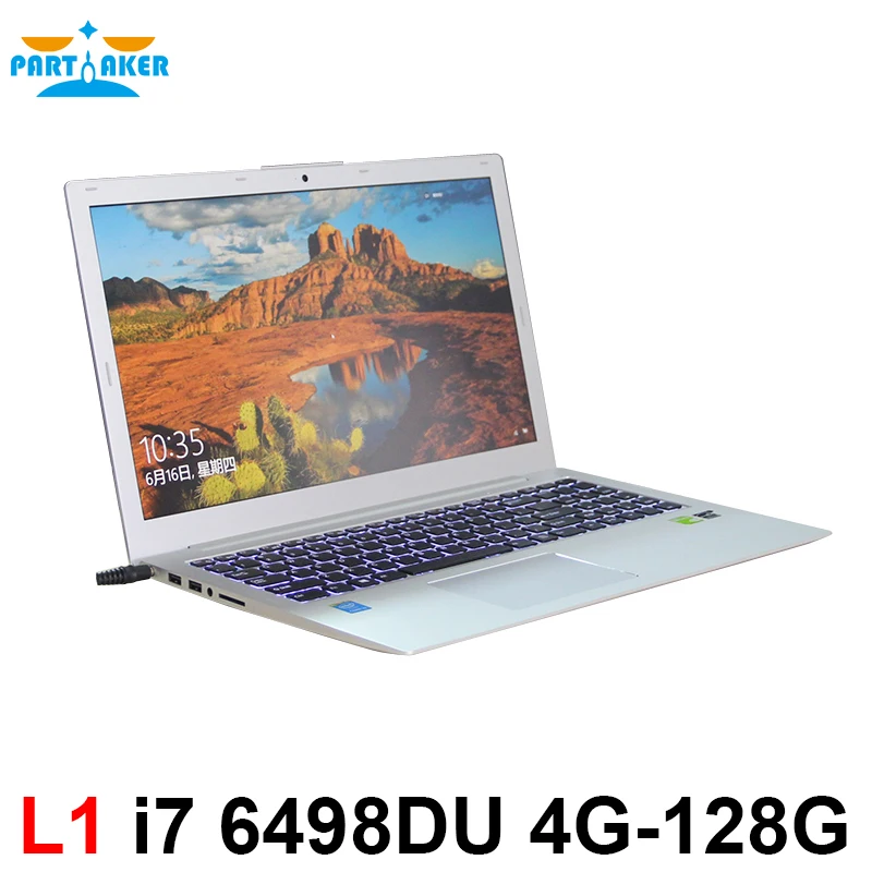 15.6 Laptop i7 6498DU GT940M 2G Discrete Graphics Partaker L1