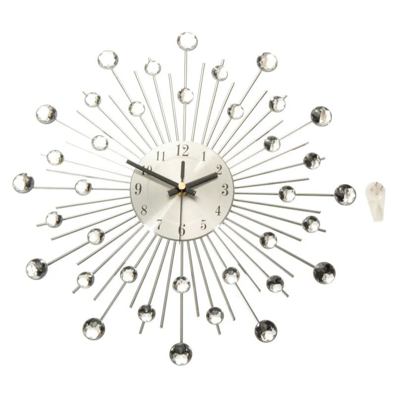 Charminer Metal Wall Clock Fashion Modern Decoration Clock With