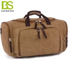 Дорожная сумка большая Ёмкость crossbod Для мужчин ручной Чемодан путешествия вещевой мешок Холст Выходные Сумки поездки Сумки BOLSOS de Hombre