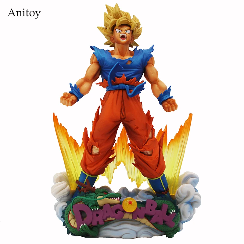 

Anime Figurine Dragon Ball Z Goku Action Figure Super Master Stars Diorama SMSD The Son Goku Toy The Brush 23cm KT4221