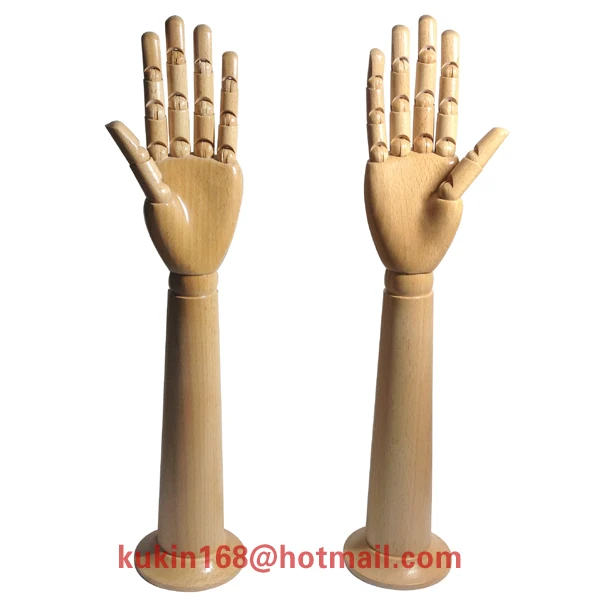 Wooden mannequin hand Jewelry / Bags Glasses display | Дом и сад
