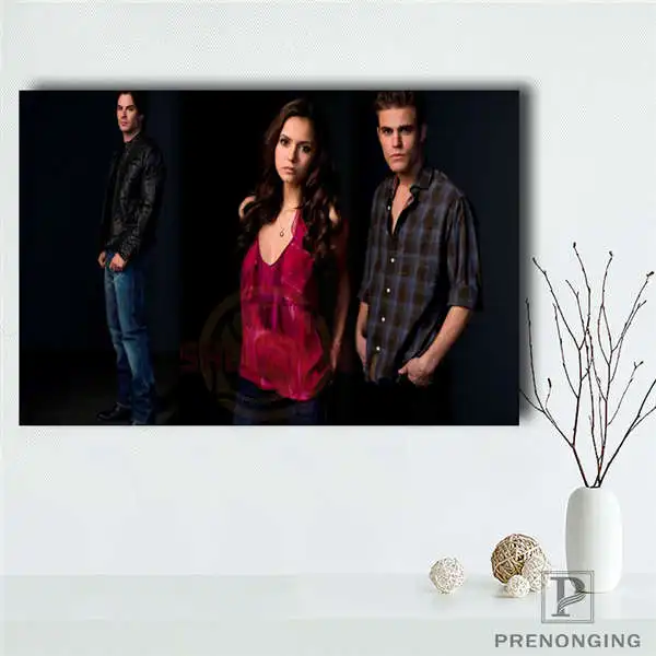 

#71 Top Selling The vampire diaries Custom Canvas Painting cloth print DIY Fabric Poster Wall Silk Poster#190114@11