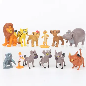 

12pcs/set Cartoon The Lion Guard King Kion Simba PVC Action Figures Bunga Beshte Fuli Ono Figurines Doll Kids Toys