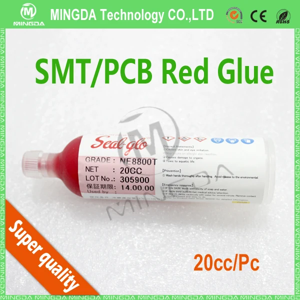 Free shipping 20g/bottle SMT Red Glue PCB MDF BGA adhesive glue BGA