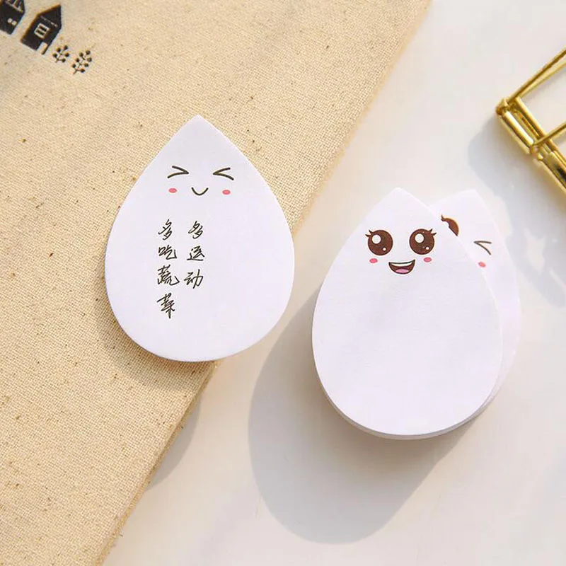 

70 Pages /Pack Kawaii Cute Emoji Sticky Notes Memo Pad School Office Suply Student Stationery Notepad