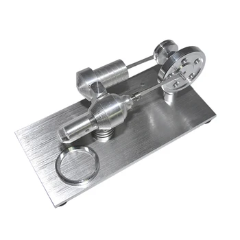 

All-metal Single Cylinder Stirling Engine Model Without Generator
