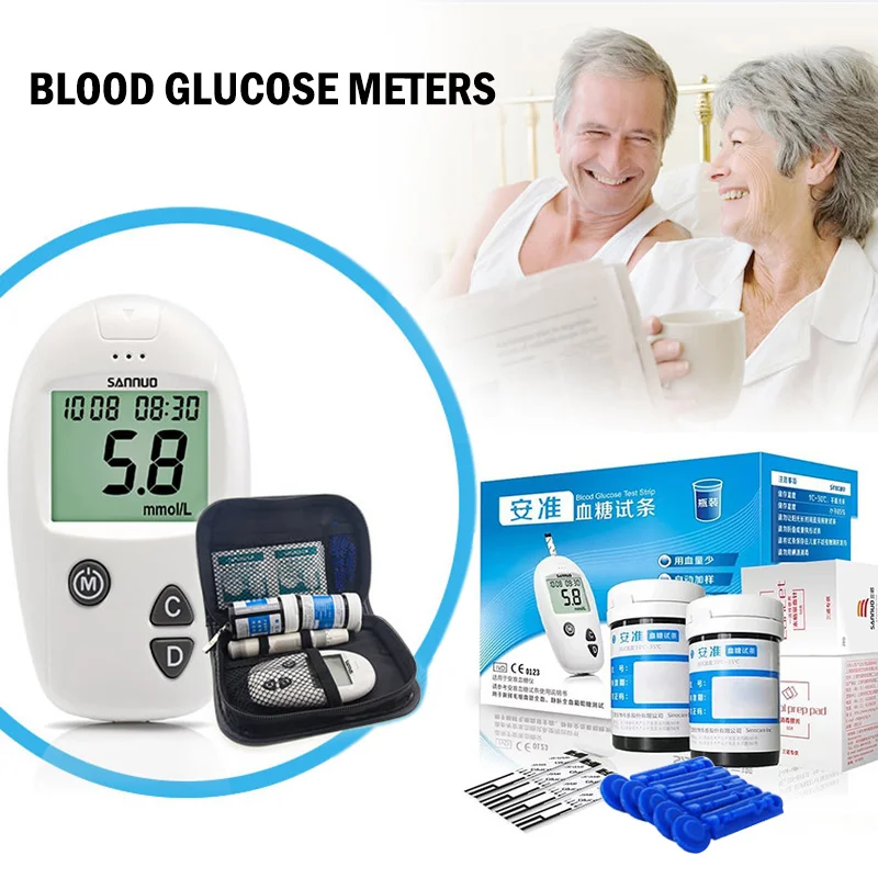 

2018 New Blood Glucose Meter Monitoring System Machine Tester Portable Test Sugar Diabetes DC88