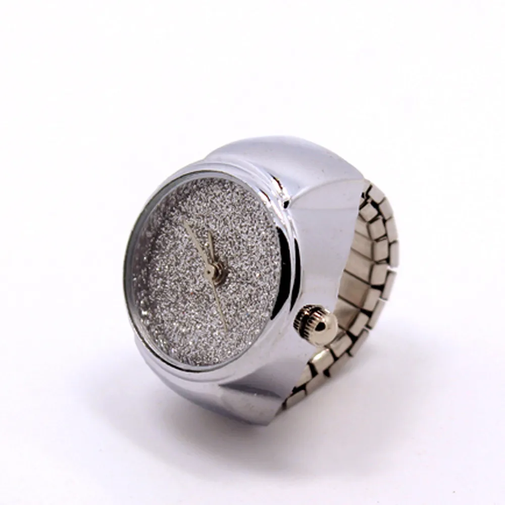 

2018 Military Women's Quartz Analog Creative Steel Cool Finger Ring Watch Ladies Wristwatches Clock Mujer Montre Feminino #F