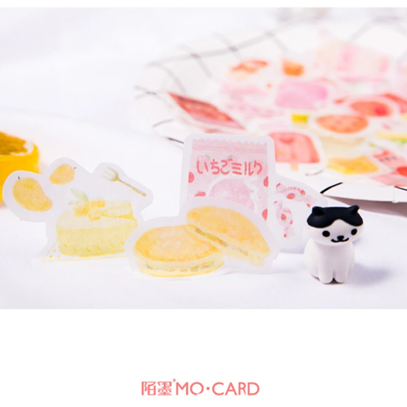 Mo. Card so delicious diy бумажный дневник стикер Скрапбукинг Украшение этикетка 1 лот = 1 упаковка = 40 шт