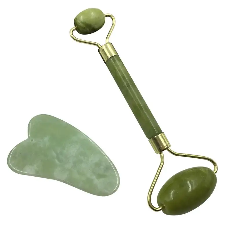 

Gua Sha Scraping Plate and Ice Roller Set Manual Massage Tool Traditional Facial Scraper Tool