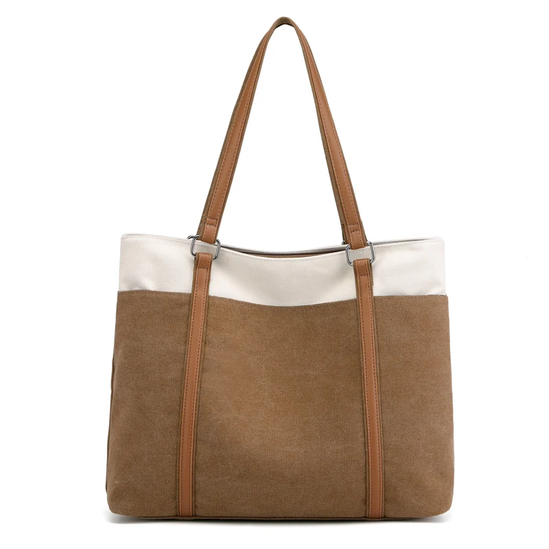 JANESPRI New Fashion Canvas Women Handbag High capacity Shoulder bag for Girls Retro Casual Tote Bags for Women Bolsas 2019 (4)