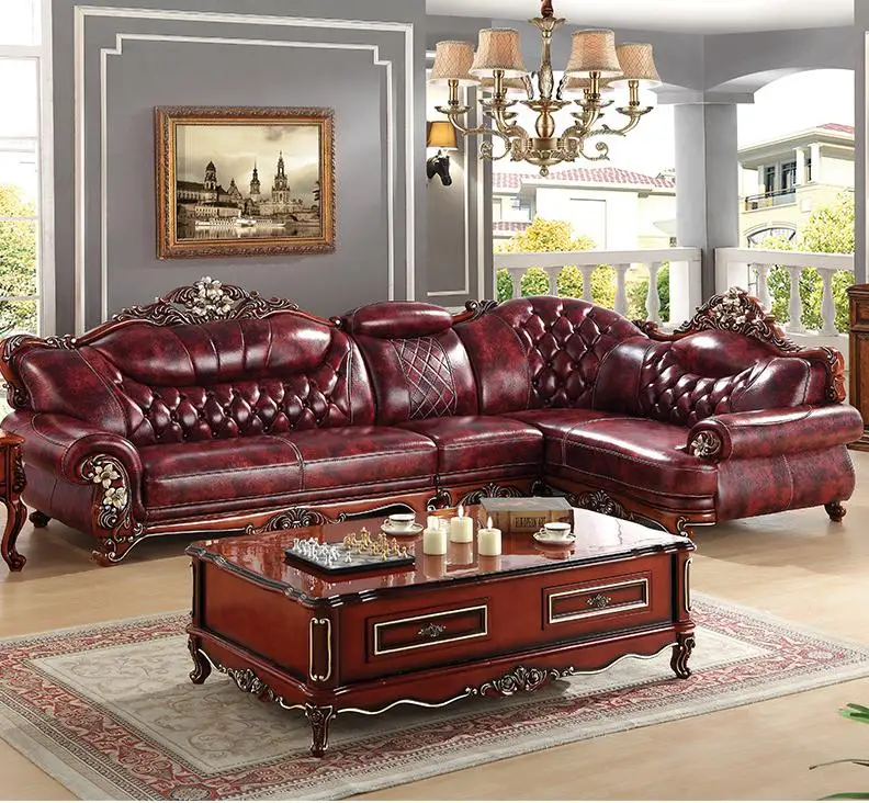 Direct Selling Living Room Furniture, Leather L Shape Sofa Set furniture prices china couch muebles de sala copridivano