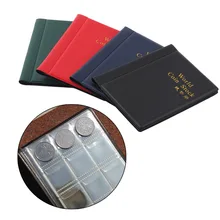 

120 Pockets Coins Album Collection Book Mini Penny Coin Storage Album Book Collecting Coin Holders for Collector Gifts Supplies