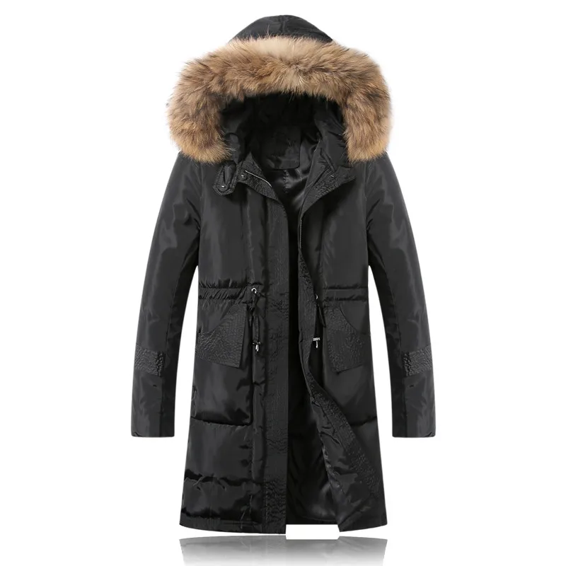 2016 winter new style Men s casual fashion high quality hooded jacket thick Parkas Men s