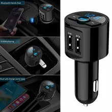 3.6A быстрый USB Зарядное устройство Bluetooth Car Kit fm-передатчик модулятор аудио Музыка Mp3 плеер телефон Беспроводной Handsfree 4,0