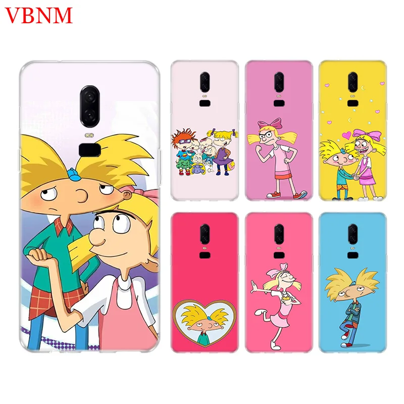 Hey Arnold Funny New Phone Back Case For font b OnePlus b font font b 7
