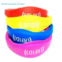 Цветной 125 кГц Rfid водонепроницаемый Близость ID карты EM карты RFID браслеты и запястье ID TK4100 силиконовый id браслет