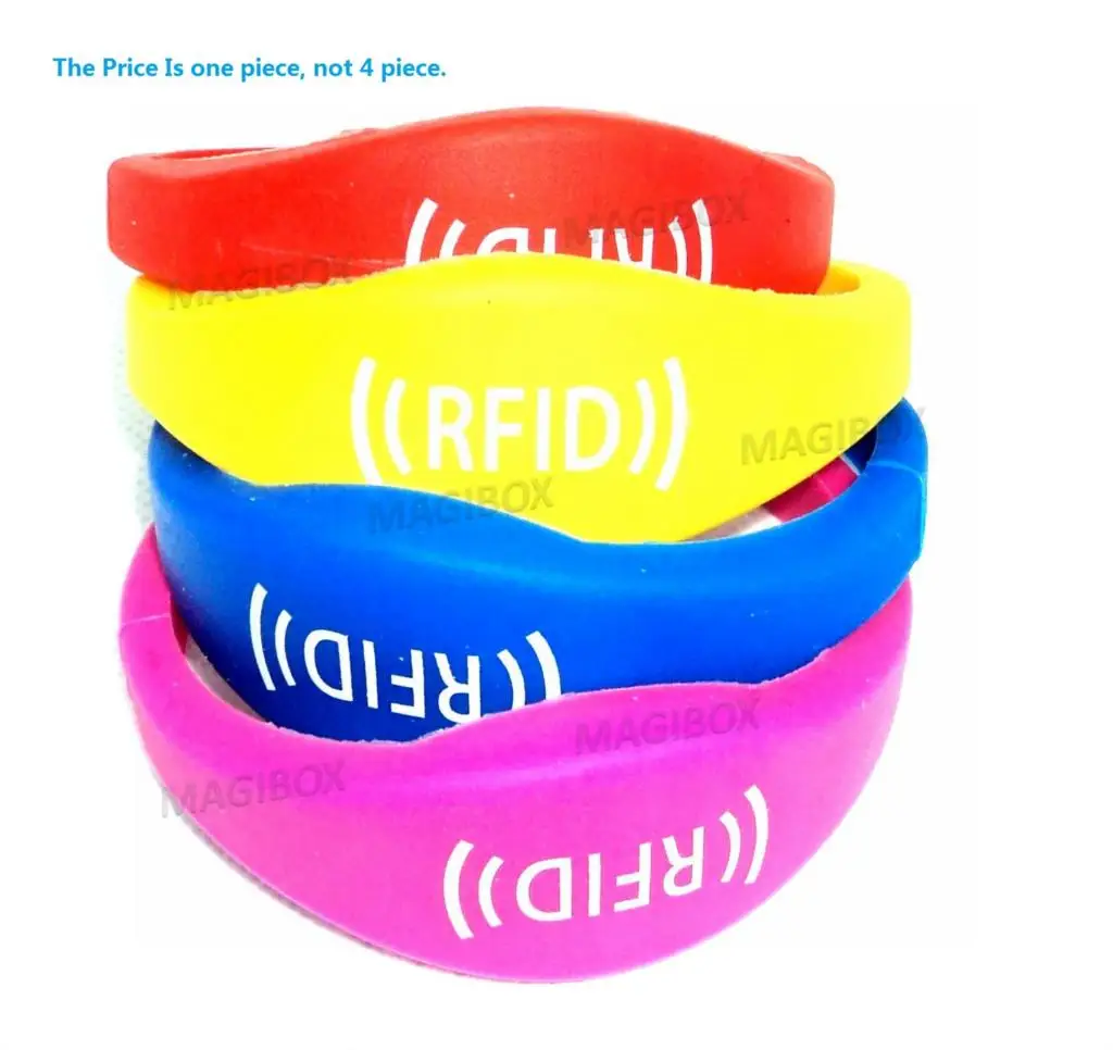 Color 125khz Rfid Waterproof Proximity ID Card EM card RFID wristbands
