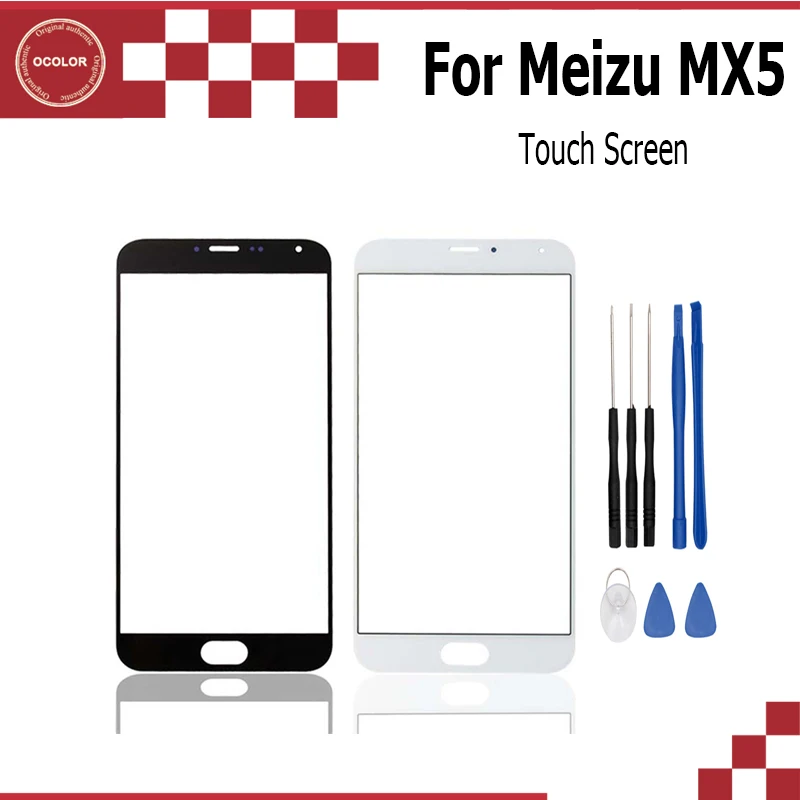 Ocolor для MeiZu MX5 Передний сенсорный экран Объектив Стекло Панель аналогово цифровой
