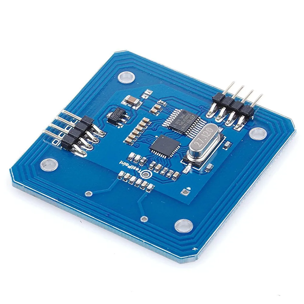 

10pcs Card Reader Module RC522 Serial Reader 13.56mhz IC Card RF Module Development Board RFID #Hbm0332-a