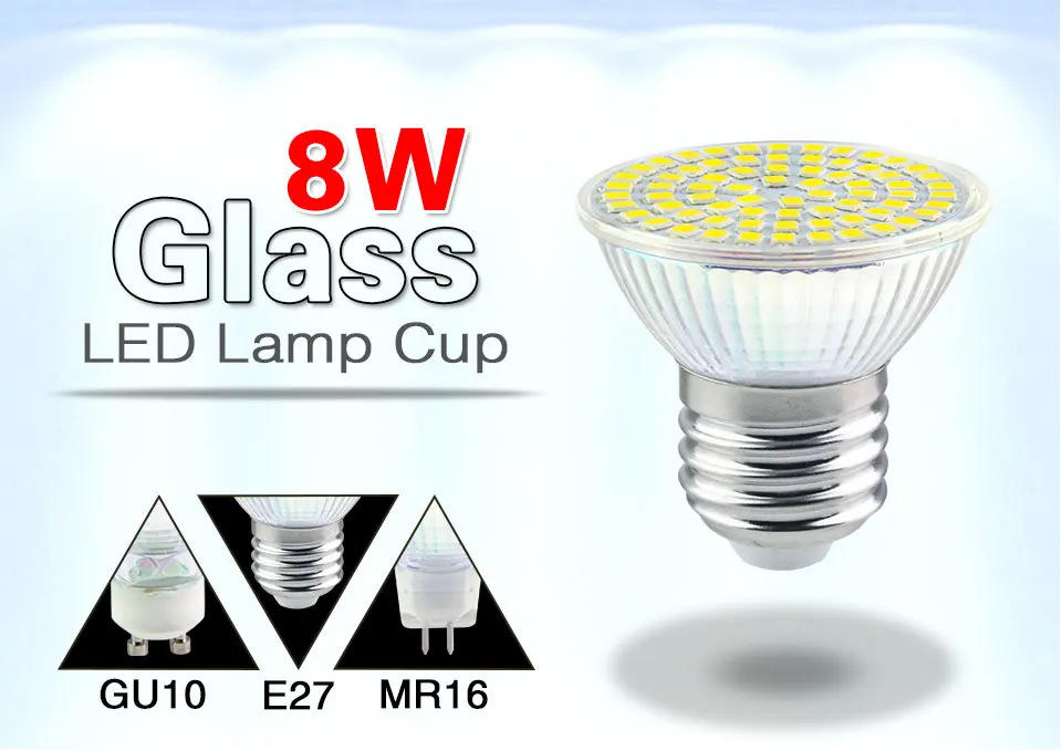 8W MR16 GU10 E27 LED (1)