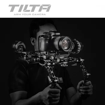 

TILTA TT-03-TL 15mm DSLR Offset Shoulder Rig Front handgrip with Hard Stop Follow Focus & Counterweight for Canon DSLR HDV