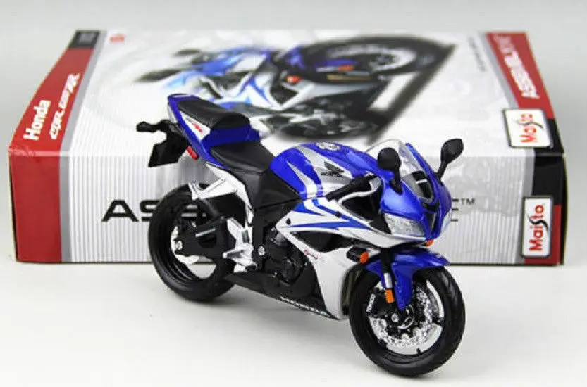 Maisto 1:12 Honda CBR600RR CBR 600RR собрать DIY мотоцикл велосипед Модель игрушки Синий в коробке