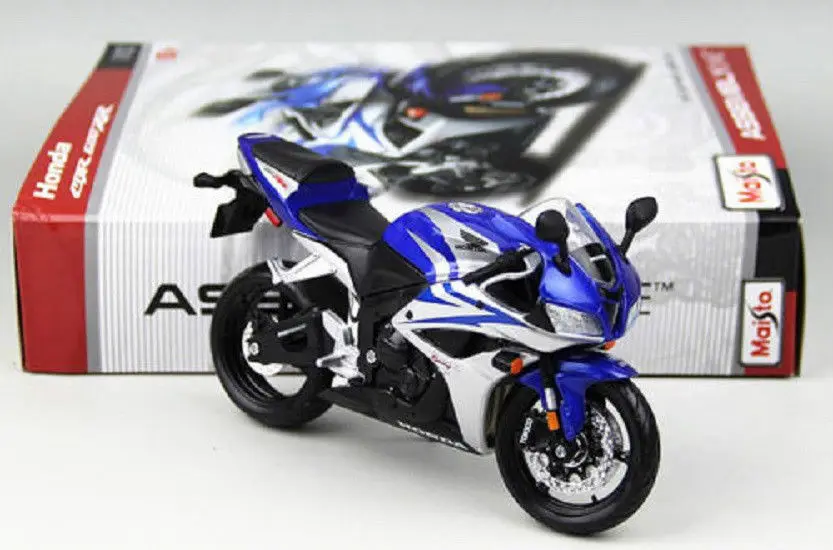 Maisto 1:12 Honda CBR600RR CBR 600RR сборочная модель мотоцикла велосипед игрушка синий Новый в