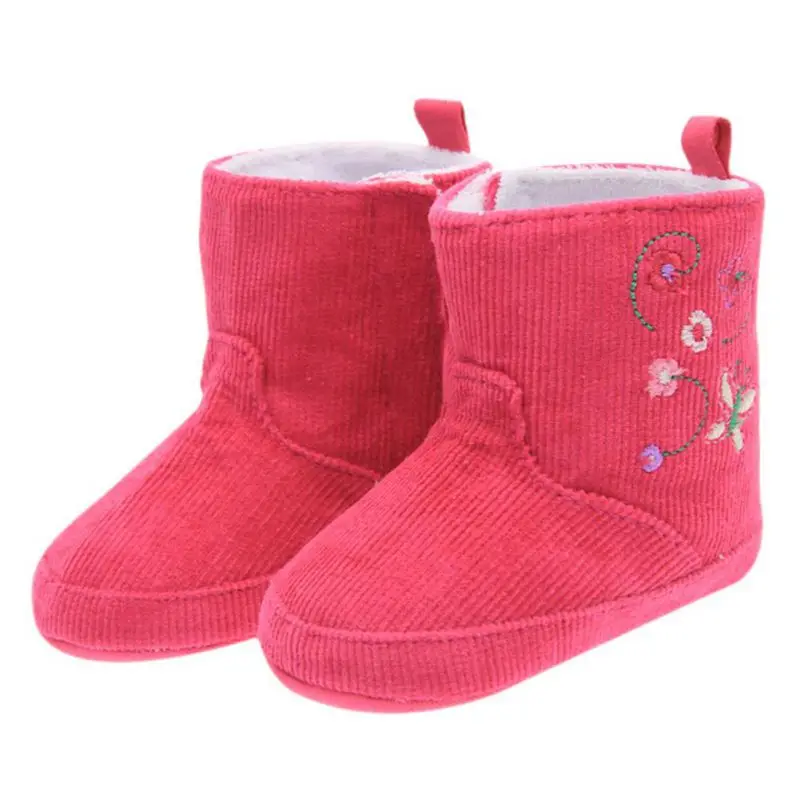 2017 di Inverno Del Bambino Stivali bambini Scarpe Bambino Appena Nato Del Bambino Caldo Della Ragazza Pattini di Bambino Suola Morbida Gonna In Avanti
