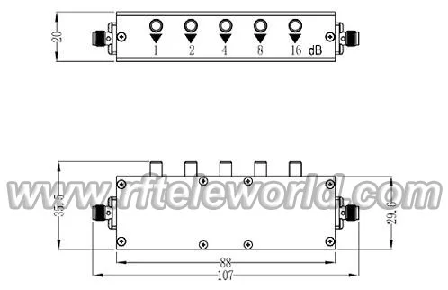 30db SMA Variable attenuator