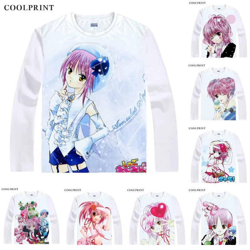 Футболки Shugo Chara с надписью My Guardian рубашки длинным рукавом разных стилей