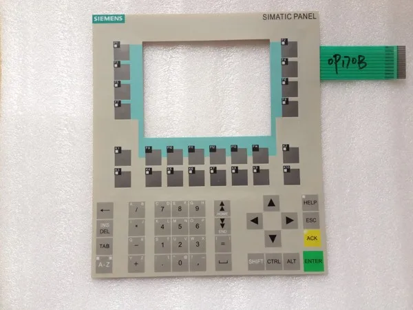 

Membrane switch for 6AV6542-0BB15-2AX0 for SlEMENS HMI OP170B NEW KEYPAD,Membrane switch, simatic op170b HMI keypad ,IN STOCK