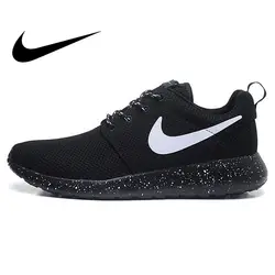 Оригинальные Nike Оригинальные кроссовки ROSHE RUN Мужские Беговая спортивная обувь уличные кроссовки низкие верхние сетчатые дышащие